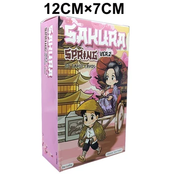12СМ × 7СМ Sakura Spring Divination T Tarot V2 Традиционное японское искусство и милые мультфильмы - это идеальная колода.