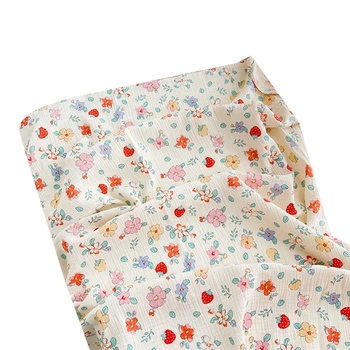 2-слойное Пеленальное одеяло, хлопковое муслиновое одеяло для девочек и мальчиков, Пеленки для новорожденных и младенцев