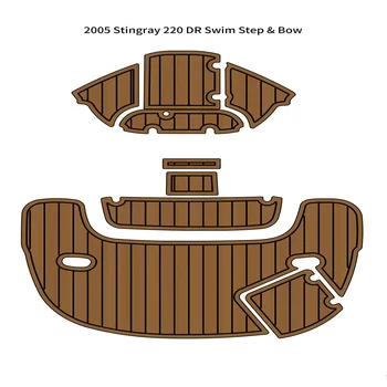 2005 Stingray 220 DR Платформа для плавания Step Pad Лодка EVA коврик для пола из тикового дерева