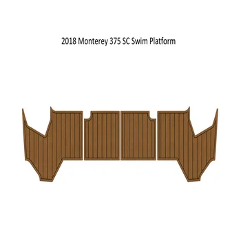 2018 Monterey 375 SC Платформа для плавания со ступеньками, лодка из пены EVA, пол из искусственного тика