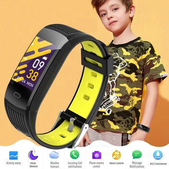 2022 Силиконовый браслет Детские Умные часы Детские Умные часы Фитнес-трекер для мальчиков И девочек Спортивные Водонепроницаемые Смарт-часы
