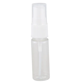 250 Упаковок пустых прозрачных пластиковых бутылок для распыления мелкого тумана с салфеткой из микрофибры, контейнер многоразового использования объемом 20 мл, идеально подходит