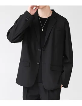 4045-R-новая корейская версия повседневного свободного мужского костюма на заказ с короткими рукавами