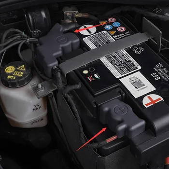 BJMYCYY Автомобильный Стайлинг ABS отрицательный заряд автомобильного аккумулятора защитная Крышка Отделка Аксессуары Для Audi A3 2021
