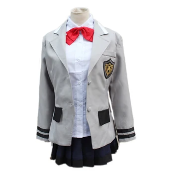 brdwn Tokyo Ghoul женский костюм для косплея Toka Kirishima Touka, школьная форма (топ + юбка + галстук-бабочка + рубашка)