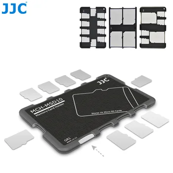 JJC Тонкий Держатель для карт Micro SD, Чехол для карт SD, Кошелек, Размер кредитной карты для Карт SD Micro SD TF, Жесткая Оболочка, Фотоаксессуары Для камеры