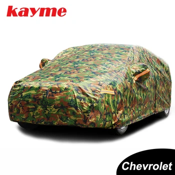Kayme Водонепроницаемые камуфляжные автомобильные чехлы Открытый солнцезащитный чехол для Chevrolet Cruze Captiva Aveo Sail Sonic