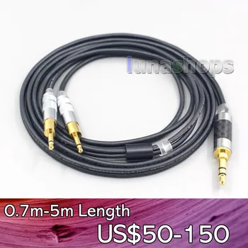 LN007129 Черный 99% чистый кабель для наушников PCOCC для наушников Sennheiser HD700
