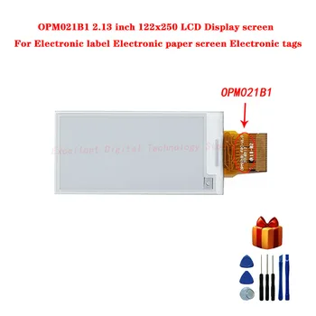 OPM021B1 2,13-дюймовый ЖК-дисплей 122x250 с диагональю экрана для электронных этикеток, экран для электронной бумаги, электронные бирки