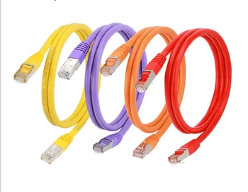R1128 шесть сетевых кабелей домашняя сверхтонкая высокоскоростная сеть cat6 gigabit 5G широкополосная компьютерная маршрутизация соединительная перемычка