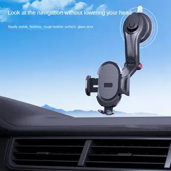 Topk Автомобильный держатель для телефона, слот для компакт-диска, Установка на лобовое стекло автомобиля, мобильное всасывающее лобовое стекло, бортовая приборная панель