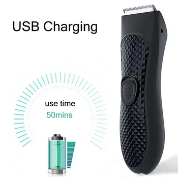 USB перезаряжаемый электрический триммер для волос Парикмахерская Электрическая машинка для стрижки волос Мужские базовые беспроводные машинки для стрижки волос
