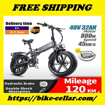 Vélo électrique tout-terrain R7 Fat Opathy pour adultes, vélo électrique de montagne injuste, 800W, 48V, 32AH, 20 pouces