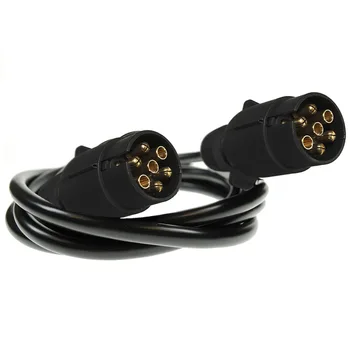 Аксессуары для автомобильного прицепа Европейская вилка для прицепа Европейский 7-жильный кабельный адаптер для прицепа EC1711-1.5m