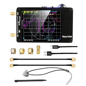 Анализатор векторных сетевых антенн UYANGG NanoVNA-H 10 кГц-1,5 ГГц MF HF VHF UHF Со слотом для SD-карты Nano VNA-H Тестер SpectrumAnalyzer
