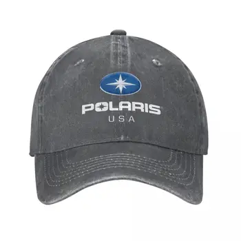 Бейсболки с логотипом Polaris, кепки из стираной джинсовой ткани, Уличная Регулируемая Кепка, Спортивная Бейсбольная Ковбойская шляпа Унисекс