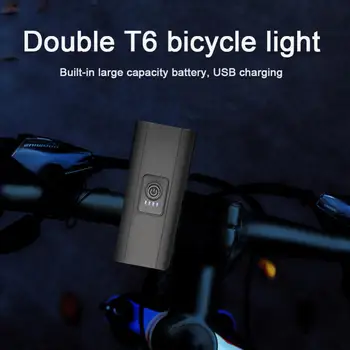 Велосипедные фары USB Перезаряжаемые 400lum Велосипедные фары Велосипедная лампа Водонепроницаемая Велосипедная фара Аксессуары для Велосипедов