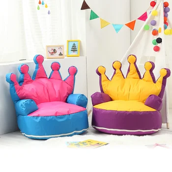 Взрывные модели Детский диван Маленький Диван Принцесса Одноместное сиденье с короной Мультяшный детский игровой домик Милые Креативные Татами