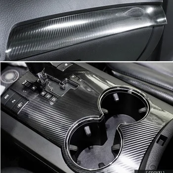 Для Kia Mohave Borrego 2008-2015, Внутренняя Центральная панель управления, Дверная ручка, наклейки из углеродного волокна, аксессуары для укладки автомобилей