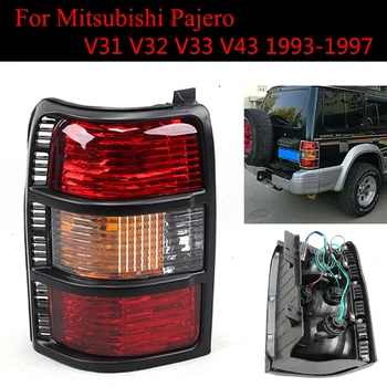 Задний бампер автомобиля, Тормозной фонарь, Боковая лампа заднего фонаря для Mitsubishi Pajero V31 V32 V33 V43 1993-1997, Указатель поворота, стояночный фонарь