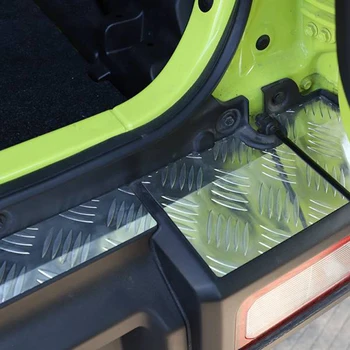 Задняя панель бампера автомобиля Из алюминиевого сплава, защитная пластина для-Suzuki Jimny 2019-2022 +