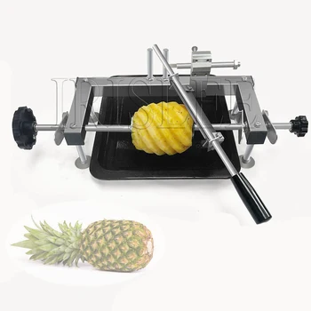 Коммерческий нож для чистки ананаса, машина для снятия кожуры с ананаса из нержавеющей стали, режущий инструмент для снятия кожуры