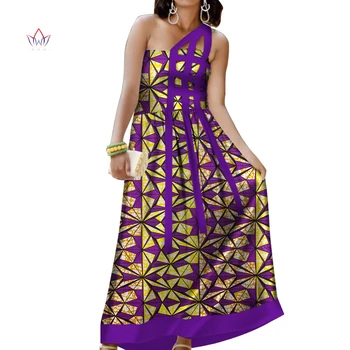 Модные Африканские платья для женщин, Индивидуальная Официальная одежда без рукавов длиной до пола, Сексуальный хлопковый праздничный наряд на заказ, WY220