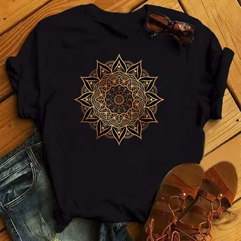 Новая Летняя Женская футболка Datura в стиле Харадзюку, Модная футболка с круглым вырезом и коротким рукавом, Быстросохнущая, Популярный Универсальный Тренд, Высокое Качество