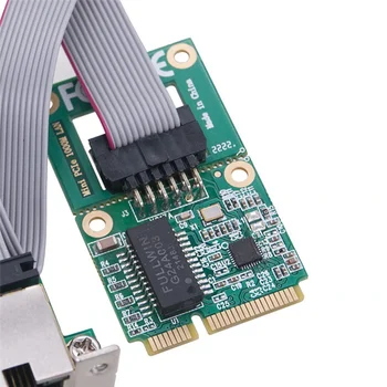 Новая Сетевая карта Mini PCI-E 1000 Мбит/с Gigabit Ethernet NIC Адаптер RTL8111F PCI Express 10/100/1000 М RJ45 LAN