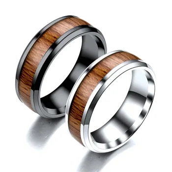 Новейшие кольца из нержавеющей стали для женщин, модные ювелирные изделия, простые парные кольца для мужчин, заводская цена дешево