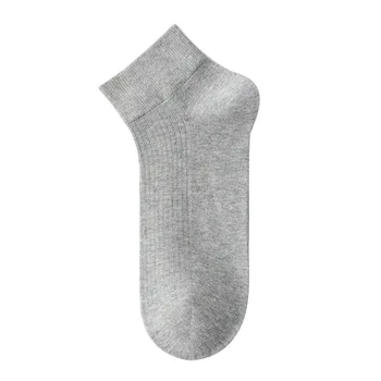 Носки Мужские Средние Носки Летние, впитывающие пот, дышащие, тонкие носки, вонючие чулки черного цвета