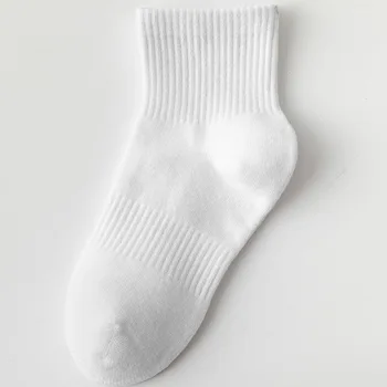 Носки хлопчатобумажные хлопчатобумажные средние носки весной и летом, тонкие, впитывающие пот, дышащие, дезодорант, носки