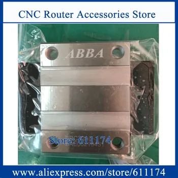 Оригинальные тайваньские линейные подшипники ABBA BRH25AL, блок слайдера BRC25LA, фланцевые блоки слайдера