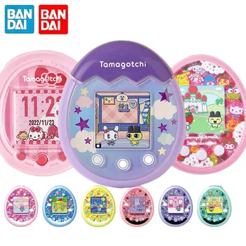 Оригинальный Bandai Tamagotchii Meets Pix Электронная Машина Для домашних Животных с Цветным Экраном Игровая Консоль Игрушки Для Детей Kawaii Подарки На День Рождения Для Детей