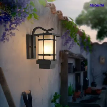 Открытый Настенный Светильник Sconces Классическая Светодиодная Лампа Водонепроницаемый IP65 Домашний Декоративный Для Крыльца