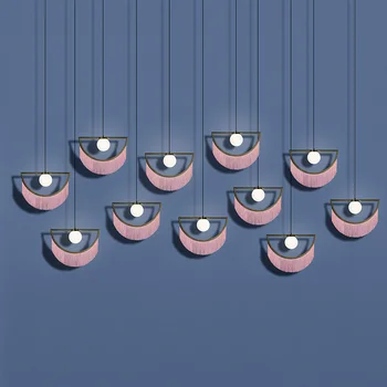 современные потолочные подвесные светильники hotels circle регулируемые подвесные светильники люстра потолочная luminaria de mesa lustre suspension