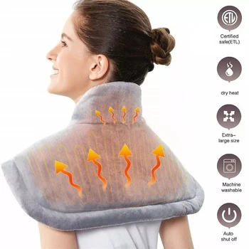 Согревающий грелка, одеяло, Электронагревательный плечевой шейный коврик, Электронагревательный плечевой обруч, Обезболивающий Регулятор температуры
