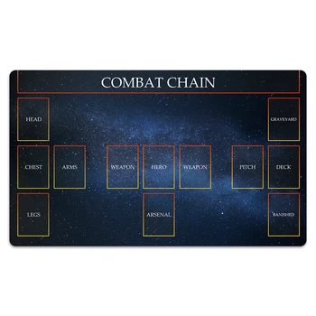 Стандартный Размер Night Space Черный Синий TCG Cards Playmat с возможностью увеличения, чехол для игрового коврика 35x60 см для Flesh and Blood