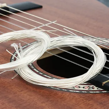 Струны для акустической гитары Классическая гитара Нейлоновый набор струн из 6 шт. Переносные Надежное использование Полезные Сменные Горячая Распродажа