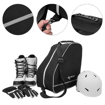 Сумка для лыжных ботинок, водонепроницаемый рюкзак для сноубордических ботинок, дорожный багаж большой емкости для снежных ботинок, шлемов, защитных очков, перчаток 69HD