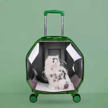 Сумки для багажа Для путешествий с домашними животными, Космическая Капсула, Рюкзаки-переноски для кошек, Коробка для тяги для домашних животных