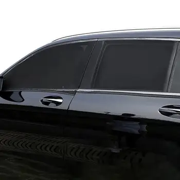 Универсальный автомобильный солнцезащитный козырек на заднем боковом стекле с защитой от ультрафиолета Сетчатая занавеска на задней двери для автомобилей Седанов внедорожников