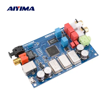 Цифровой интерфейс AIYIMA CM6631A 32/24Bit 192 K Звуковая карта DAC USB к коаксиальному выходу I2S/SPDIF ES9023 Независимое декодирование