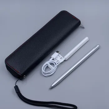 Чехол-держатель из искусственной кожи для Apple pencil Huawei M-Pencil 2 поколения, сумка для переноски, чехол-накладка для аксессуаров