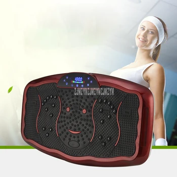 Электрический вибрационный фитнес-массажер, машина для сжигания жира, формирователь для похудения в помещении, USB, Bluetooth-совместимое воспроизведение музыки