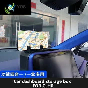 Ящик для хранения приборной панели автомобиля для Toyota C-HR с центральным управлением, модифицированный интерьер автомобиля, внутренняя отделка chr, автоаксессуары